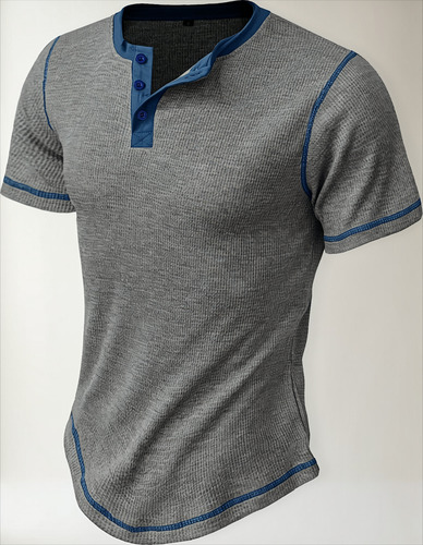 Playera Hombre Cuello Redondo Manga Corta Moda Casual