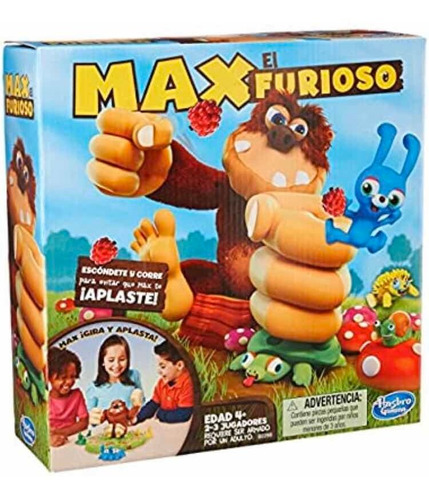 Max El Furioso Juego De Mesa Hasbro Gaming.