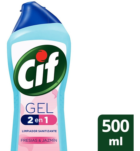 Limpiador Cif Gel 2 en 1 Fresias y Jazmín fresias & jazmin en gel 500ml