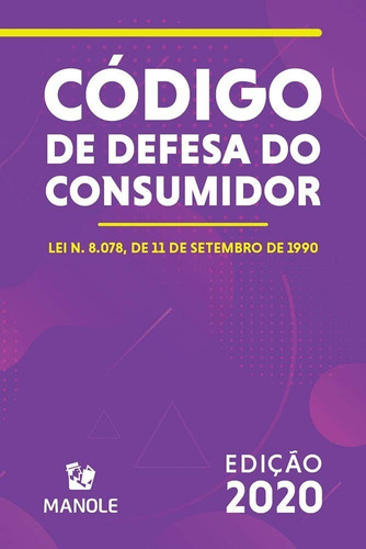 Código De Defesa Do Consumidor, De Vários Autores. Editora Manole Em Português