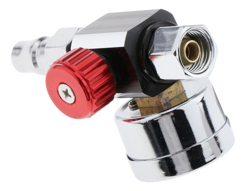 Manómetro De Presión De Aire De Pulverización Rojo 3.2cm