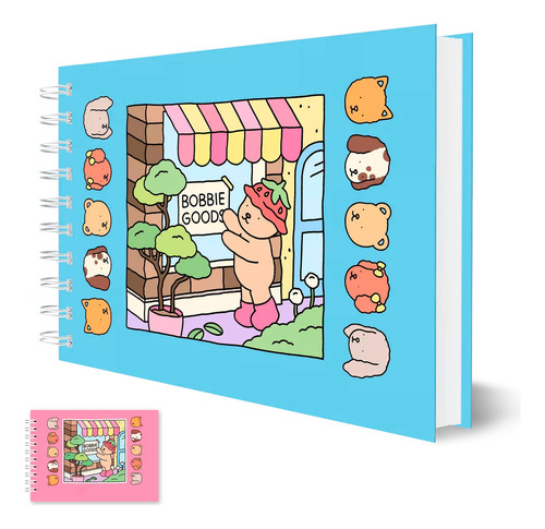 Livro Bobbie Goods Para Colorir 50 Folhas Capa Dura Sortido