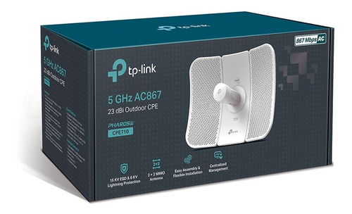 Tp-link Cpe710 Ap Antena 23dbi M5 5ghz 867mbps