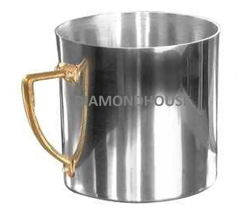 Jarro Lechero Hervidor De Aluminio Asa Bronce N 14, 1,70 Lts