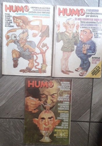 Lote De 3 Revistas Antiguas * Humor *  Año 1982