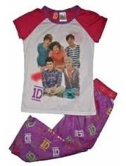 Pijama 7/8 Anos One Direction Nina Playera Pantalon 1d Bella