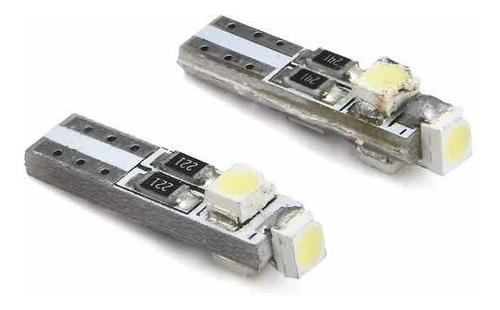 4x Focos T5 Mini Pellizco Para Tablero Con 3 Smd Led Blanco