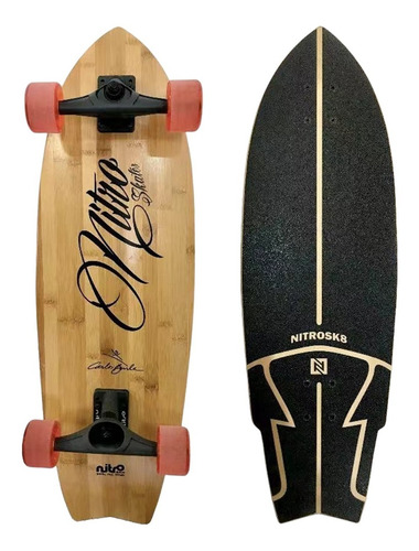 Surfskate Nitro Swuy Bamboo Carlos Burle Simuladores Febo