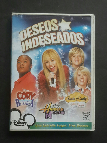 Dvd Deseos Indeseados - Hanna Montana Zack Y Cody - Germanes