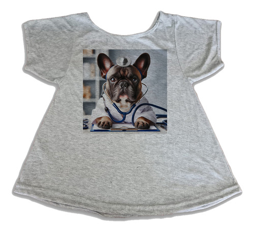 Musculosa Dama Bulldog Frances Salud Sentado Escritorio