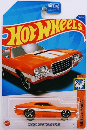 Hot Wheels # 10/10 - ´72 Ford Gran Torino Sport 1/64 - Hcw29