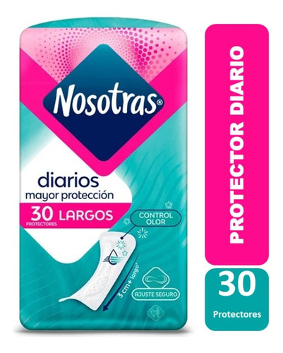 Protector Diario Nosotras Largos 30 Unid