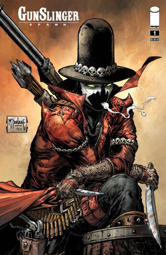 Comic Gunslinger Spawn #1 Todd Mcfarlane Image Comics