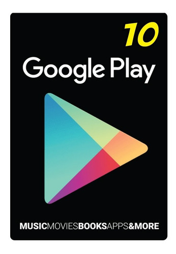 Google Play 10 Dólares Play Store Android Egift Card