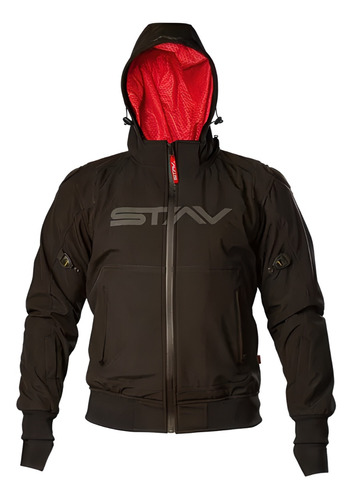 Campera soft shell Con Protección Zip hoodie city stav