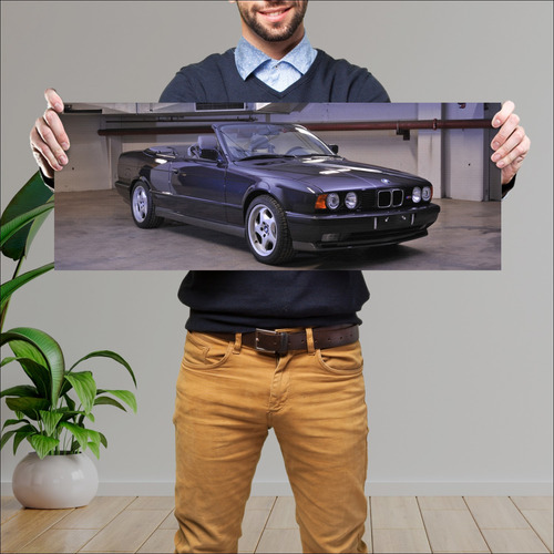 Cuadro 30x80cm Auto 1989 Bmw M5 Cabrio Prototype 128