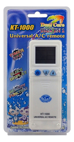 Control Remoto Aire Acondicionado Universal Kt-1000, A/a