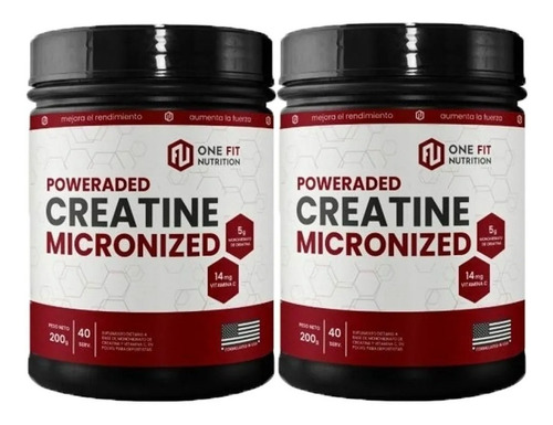 Creatina Poweraded Micronized One Fit X2 400grs Total