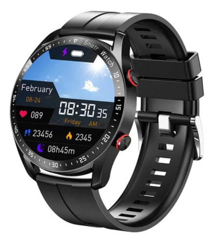 Reloj Inteligente Smartwatch Hw 20 Hombre Ip 67 Bisel Negro