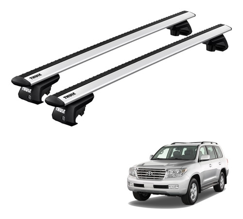 Rack Bagageiro Teto Land Cruiser Prado 03 Diante Evo Thule