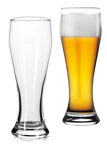 Vaso Para Cerveza 415ml 6 Piezas Pasabahce Weizenbeer  42116