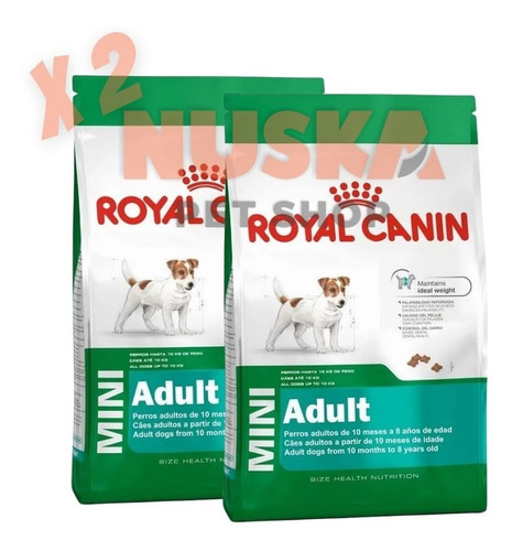 Royal Canin Mini Adult 3 Kg X 2 Unidades Perro Pequeño