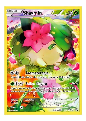 Carta Pokémon Mítico Shaymin Lendas Luminescentes