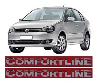 Emblemas Laterais Comfortline -  Polo Sedan - 2007 À 2014