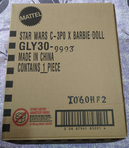 Barbie Star Wars - C3po Mattel Original (Usado)