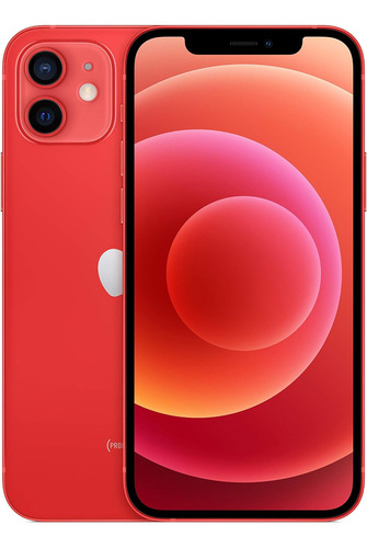 Apple iPhone 12 (64 Gb) - Rojo Original Liberado Grado A (reacondicionado) (Reacondicionado)