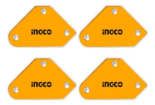 Set De 4 Escuadras Magneticas Para Soldar Ingco Amwh4001