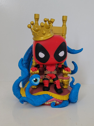 Figura Pop! Rey Deadpool En El Trono #724