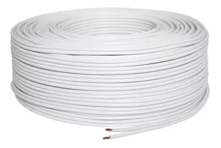 Cable dúplex Voltmex POT14 1x2.5mm² blanco x 100m en rollo