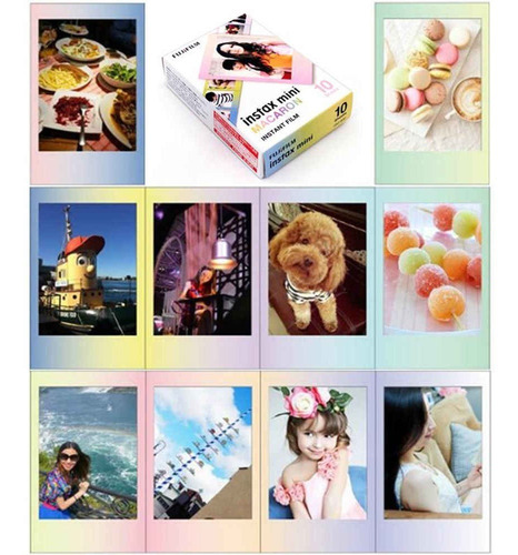 Imagen 5 de 5 de Película Instax Mini 3 Pack Colores (30 Fotos)