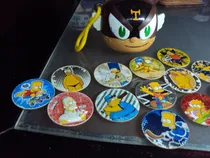 Comprar Porta Tazos Cabeza De El Tigre + 15 Tazos De Los Simpsons