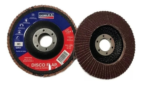 Disco Flap Mil Hojas 115mm Aa Southcolors X 10u Doble A