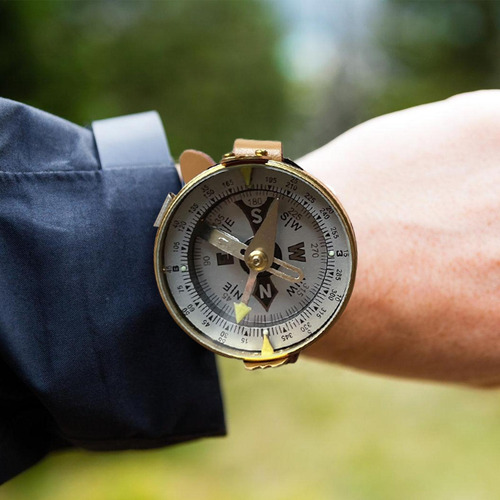 Reloj Con Brújula Brújula Con Correa De Reloj Brújula De Cor