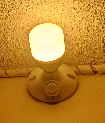 Imagen 7 de 10 de Leds + Roseta + Sensor Luz Y Movimiento 12v 24v Planta Solar