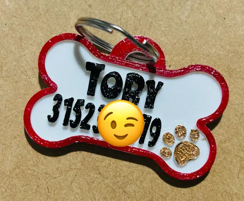Placa De Identificación Personalizada Para Mascotas