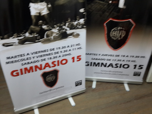 Banner 85x200 Con Portabanner Roll Up Gigantografias Ploteos