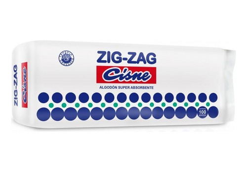 Imagen 2 de 3 de Algodón Cisne Zig Zag 100g