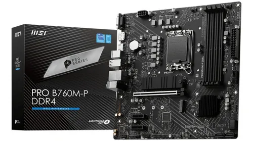 PLACA MÃE INTEL LGA 1700 MSI PRO B760M-P DDR4
