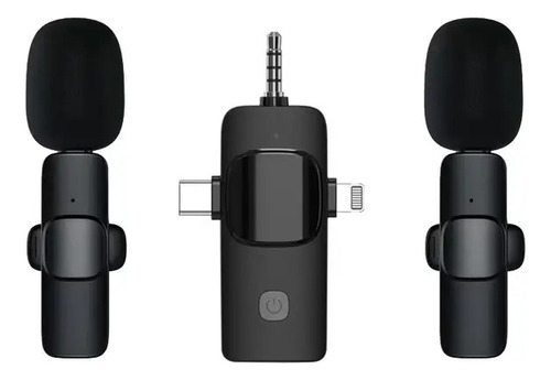 Micrófono Inalámbrico Lavalier Para Cel Tipo C/iPhone/plug