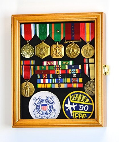 Imagen 1 de 4 de Xs Military Pin Vitrina Caja De Gabinete Para Medallas Pins