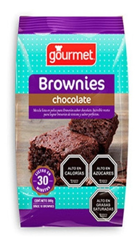 Premezcla Para Brownies 300 G. Gourmet. Agro Servicio.
