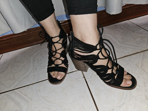Zapatos Mujer Cuero Uso 1avezvince Camuto Italian Styl 5mil