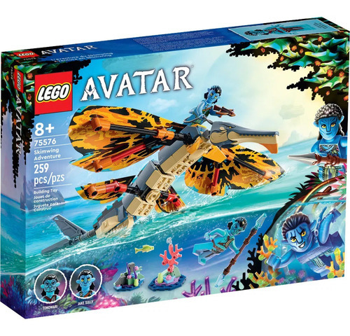 Brinquedo Lego Avatar 75576 Aventura Com Skimwing 259 Pcs