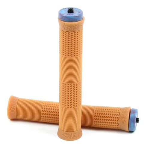 Puños Grips Stranger Quan Bmx ¡bar Ends De Calidad! Mostaza