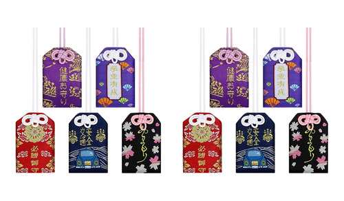 10 Piezas De Amuletos Japoneses Omamori Para La Salud