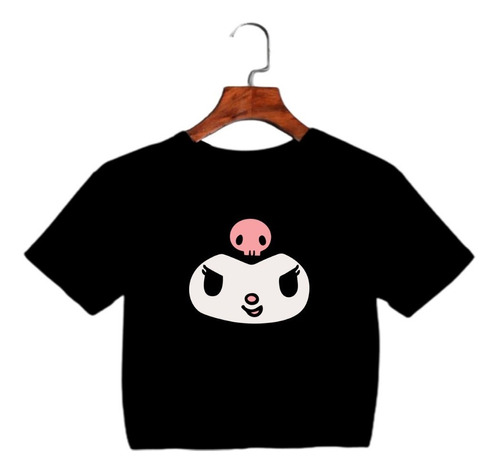 Crop Top - Kuromi  Sanrio Kawaii Japon Aesthetic